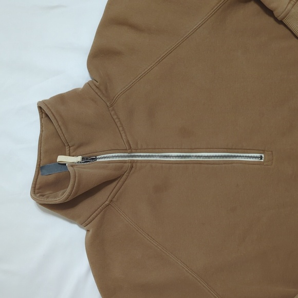 Vuori Restore Half Zip, Color Wheat Size S - Picture 7 of 16